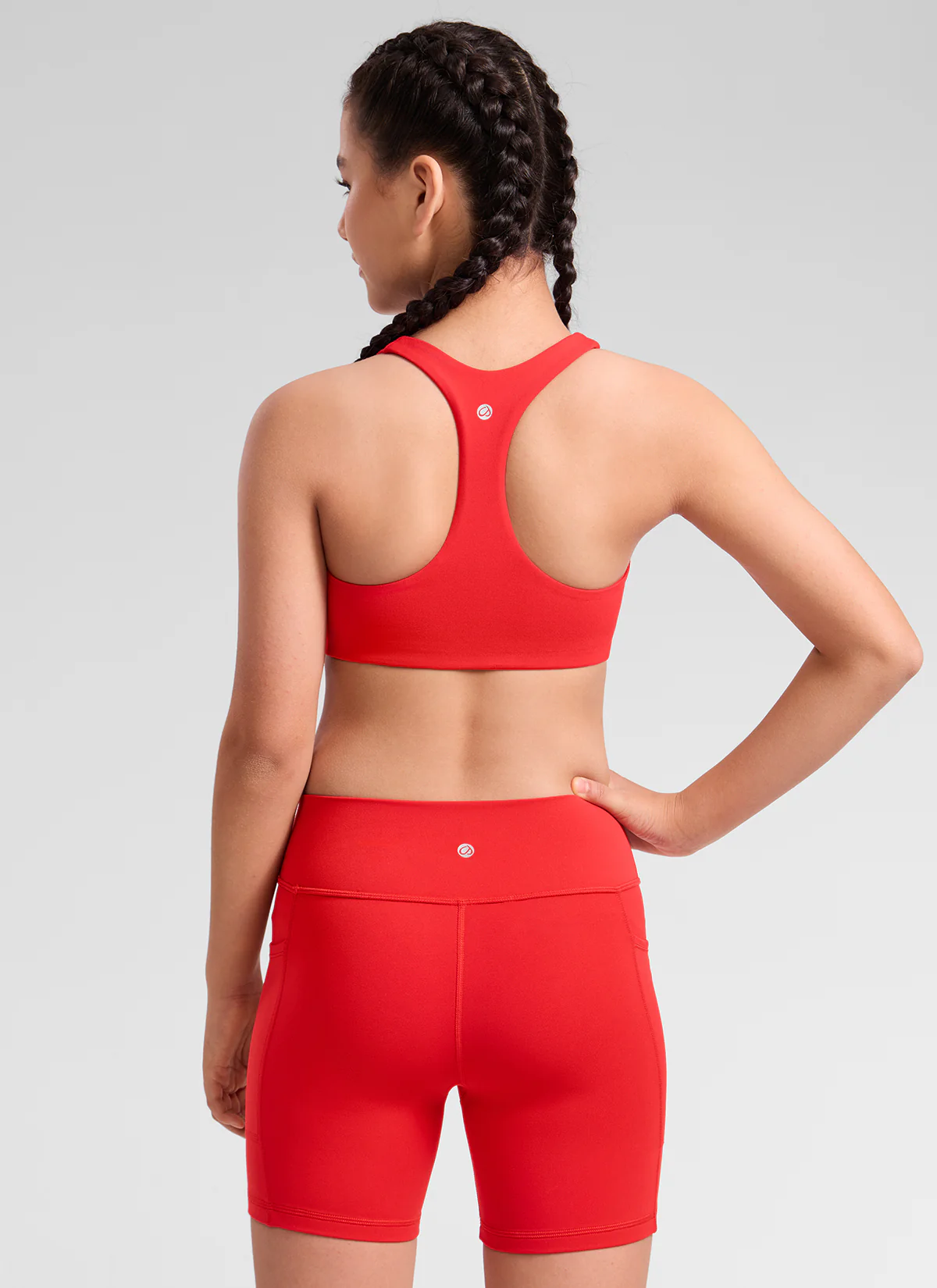 Girls Butterluxe U Neck Mold Sports Bra - Image 7