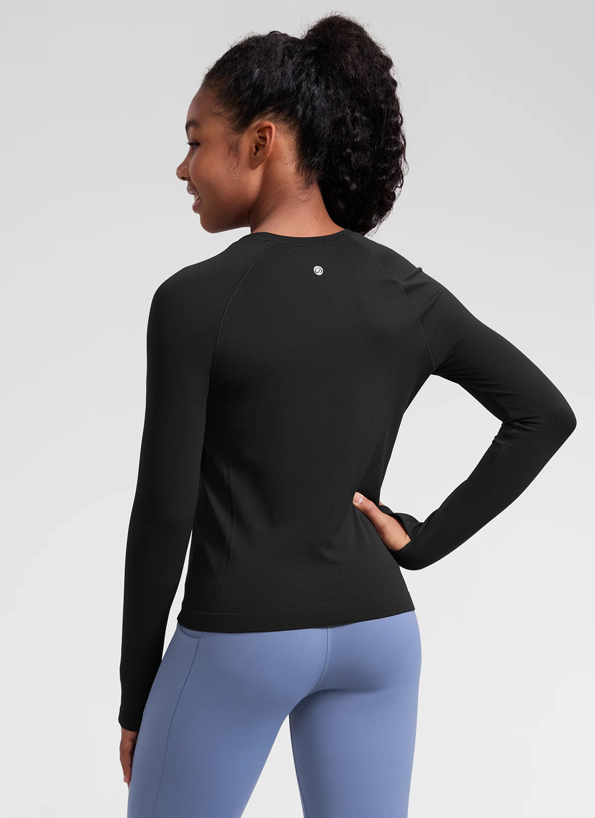 Girls Seamless Hip Length Long Sleeve - Image 12