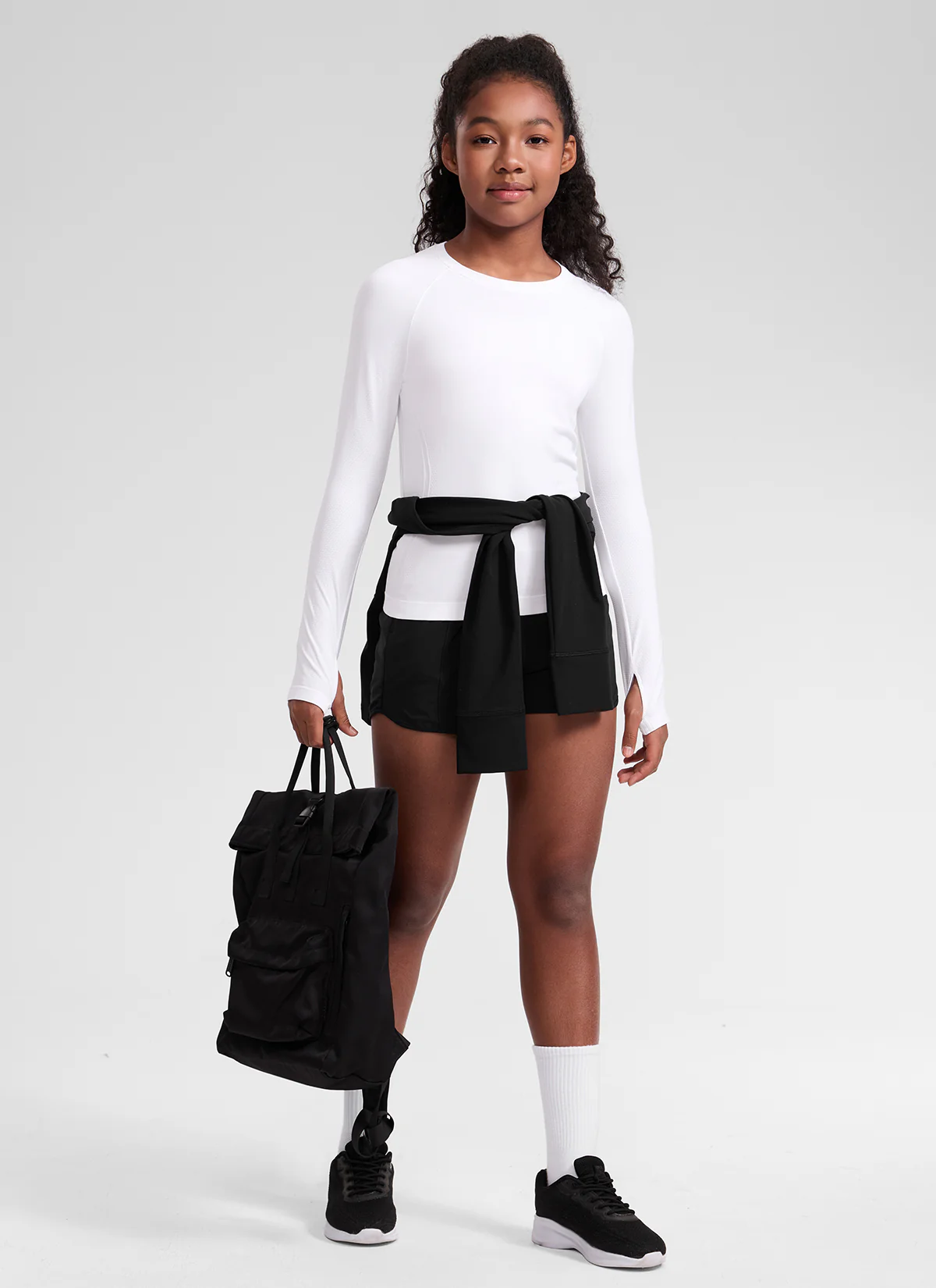 Girls Seamless Hip Length Long Sleeve - Image 18