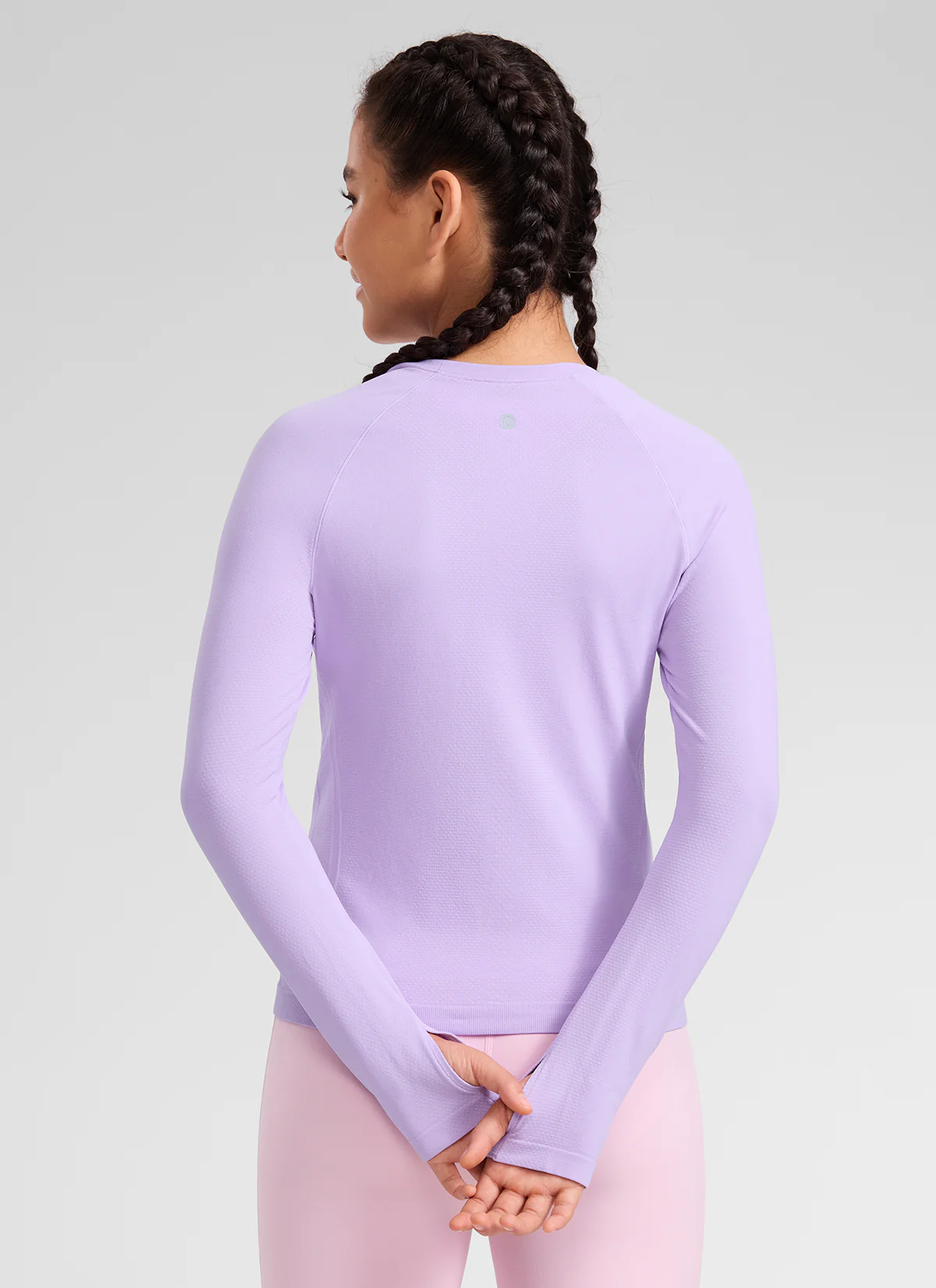Girls Seamless Hip Length Long Sleeve - Image 2