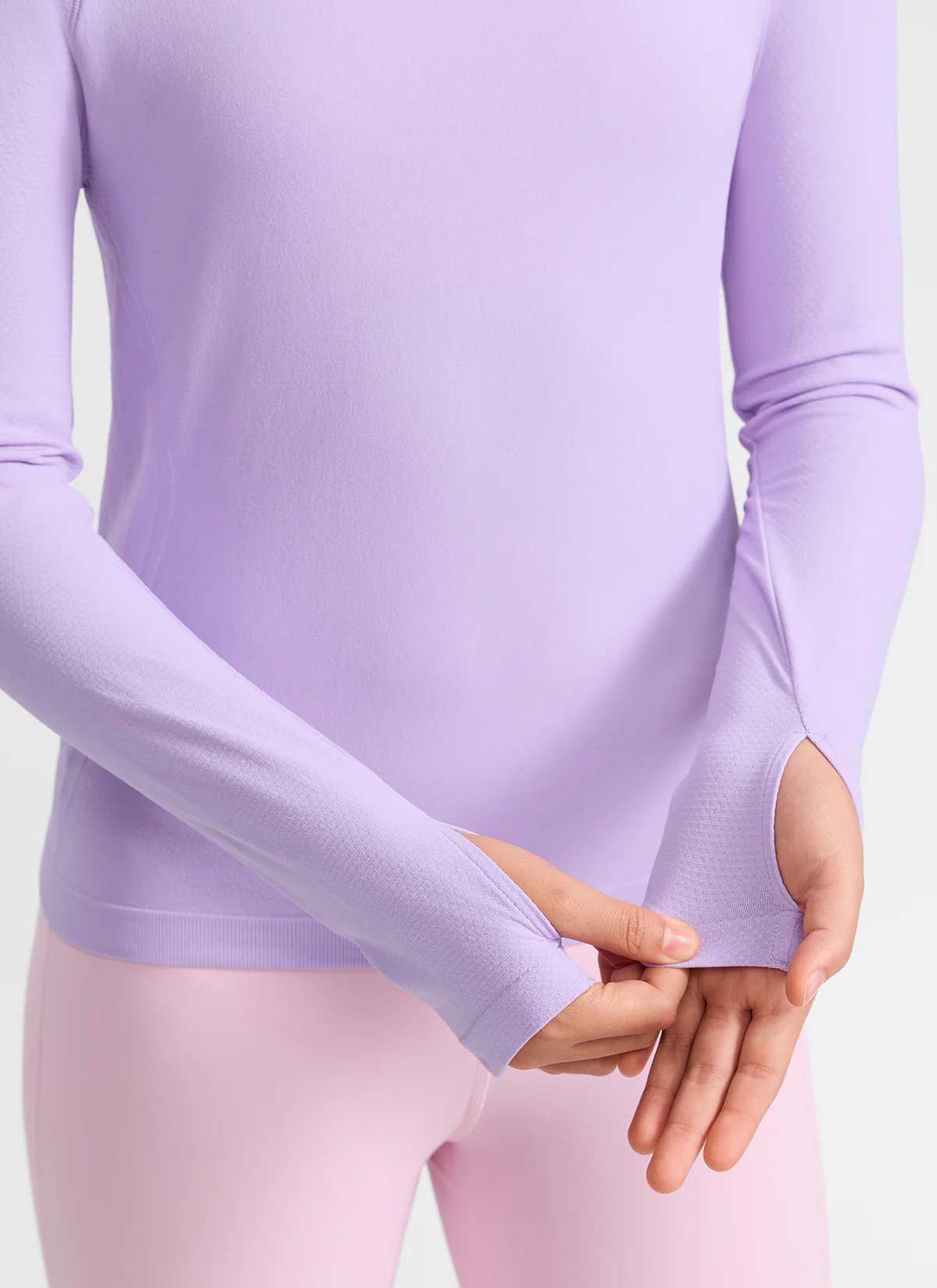 Girls Seamless Hip Length Long Sleeve - Image 4