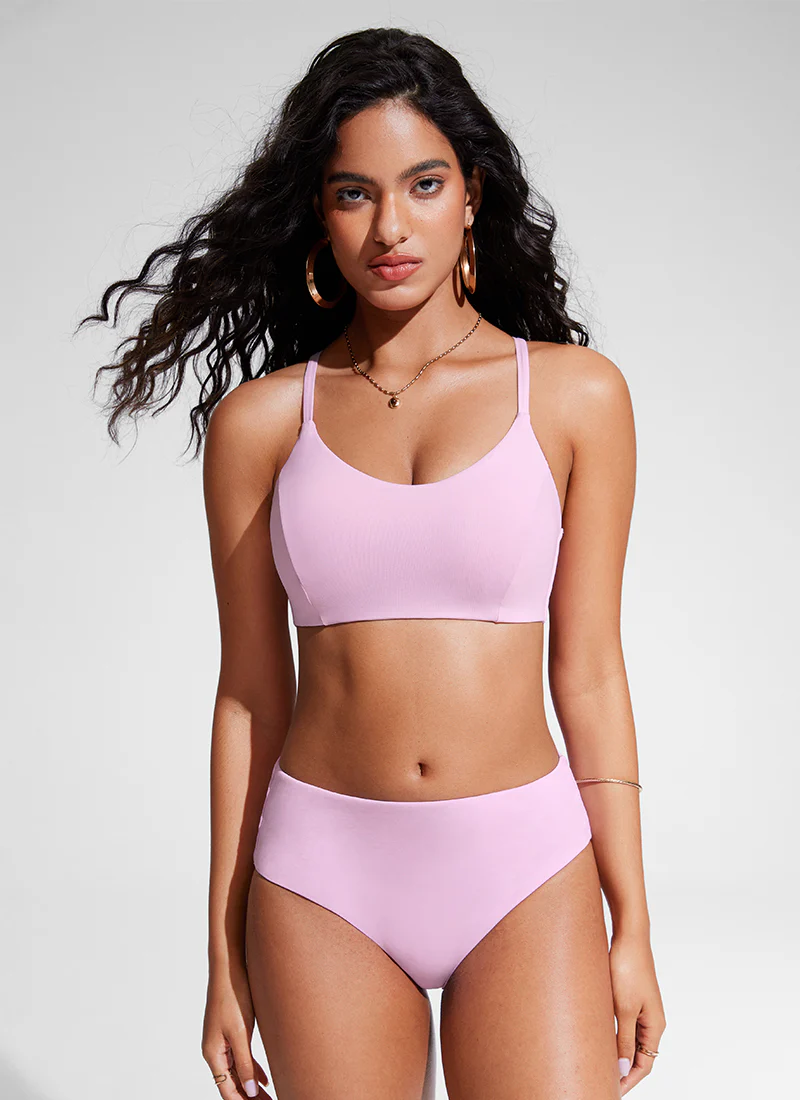 Sunshine Lace Up Strappy Bikini Top - Image 5