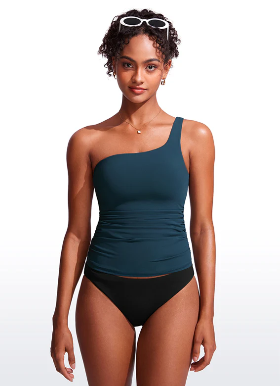 Sunshine Adjustable Ruched Tankini - Image 21