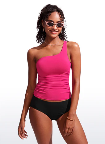 Sunshine Adjustable Ruched Tankini - Image 27