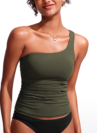 Sunshine Adjustable Ruched Tankini - Image 38
