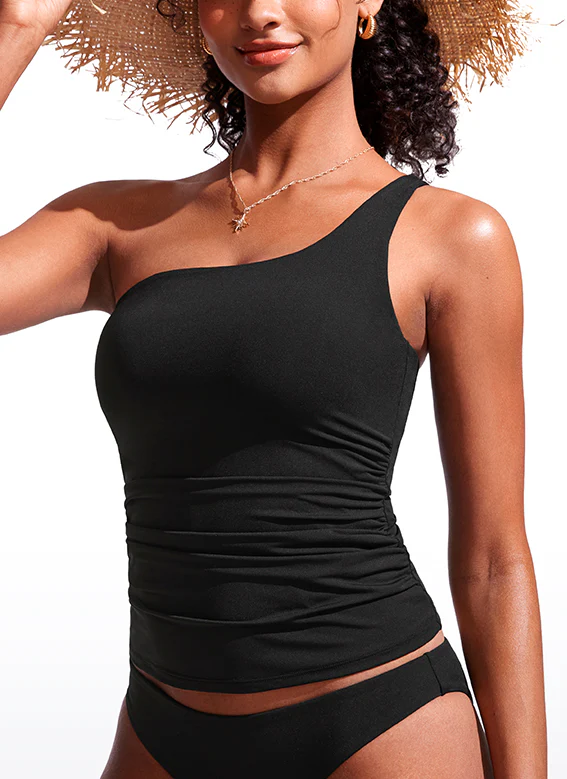 Sunshine Adjustable Ruched Tankini - Image 8