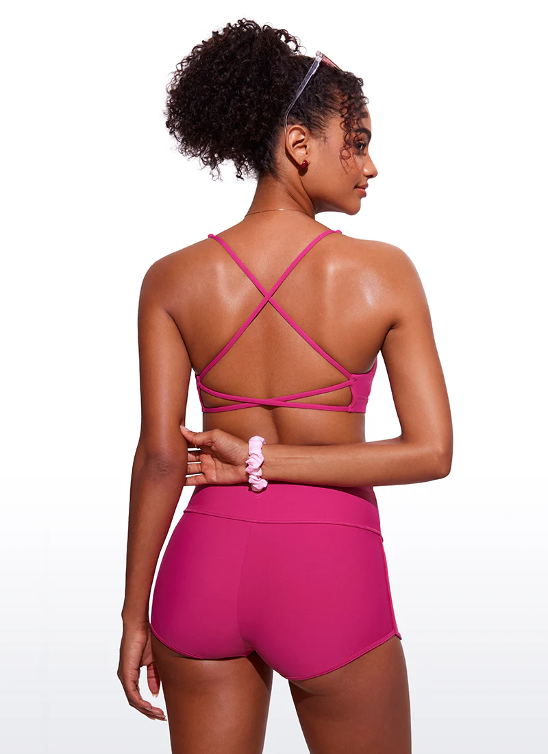 Sunshine Criss Cross Back V Neck Bikini Top - Image 19