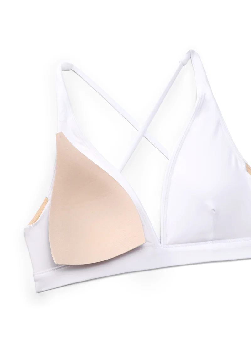 Sunshine Criss Cross Back V Neck Bikini Top - Image 6
