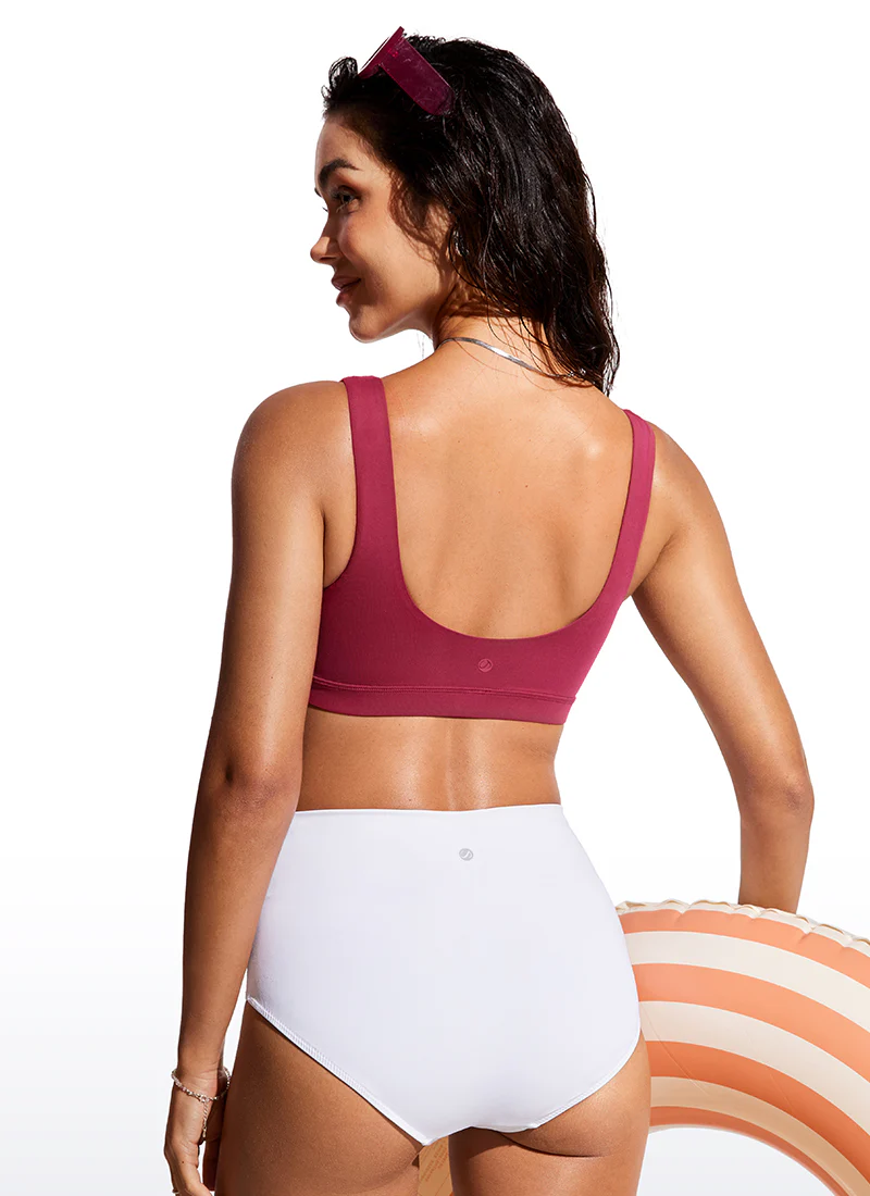 Sunshine Scoop Neck U Back Bikini Top - Image 15