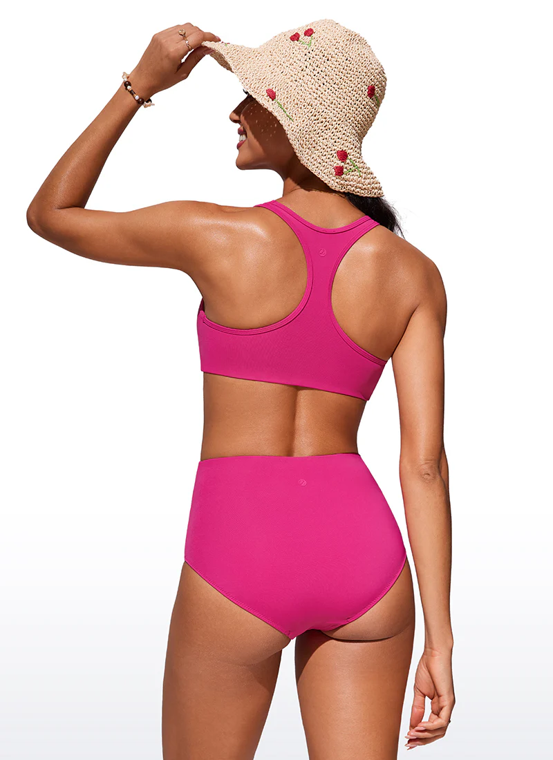 Sunshine U Neck Racerback Bikini Top - Image 2