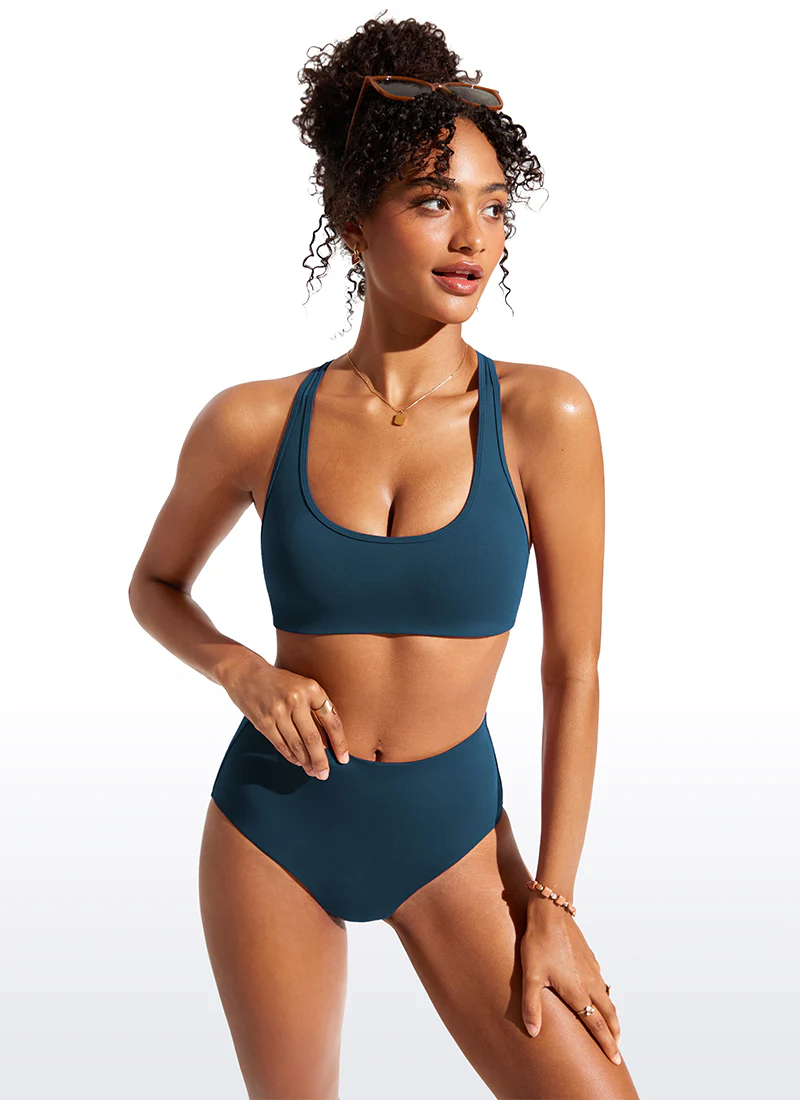 Sunshine U Neck Racerback Bikini Top - Image 8