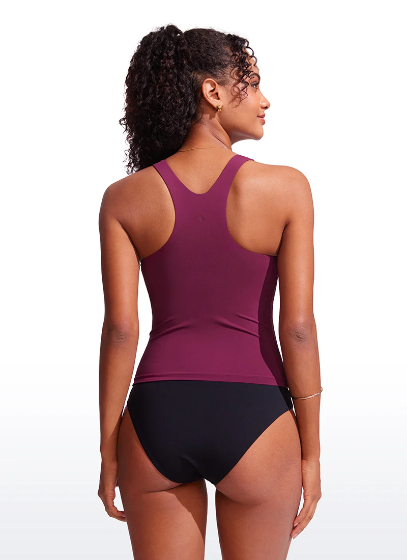 High Neck Racerback Tankini Top - Image 7