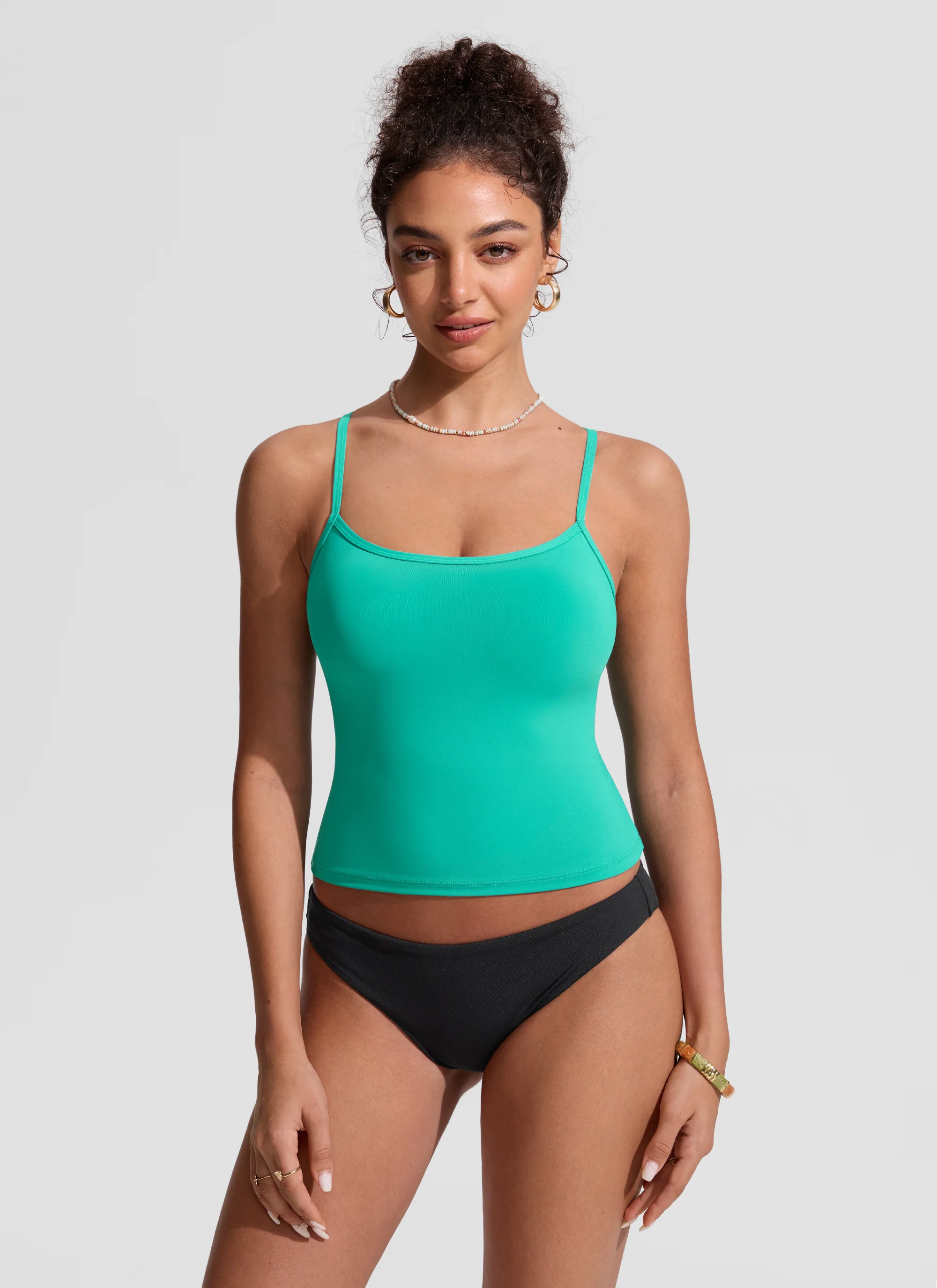 Sunshine Racerback Spaghetti Strap Tankini - Image 14