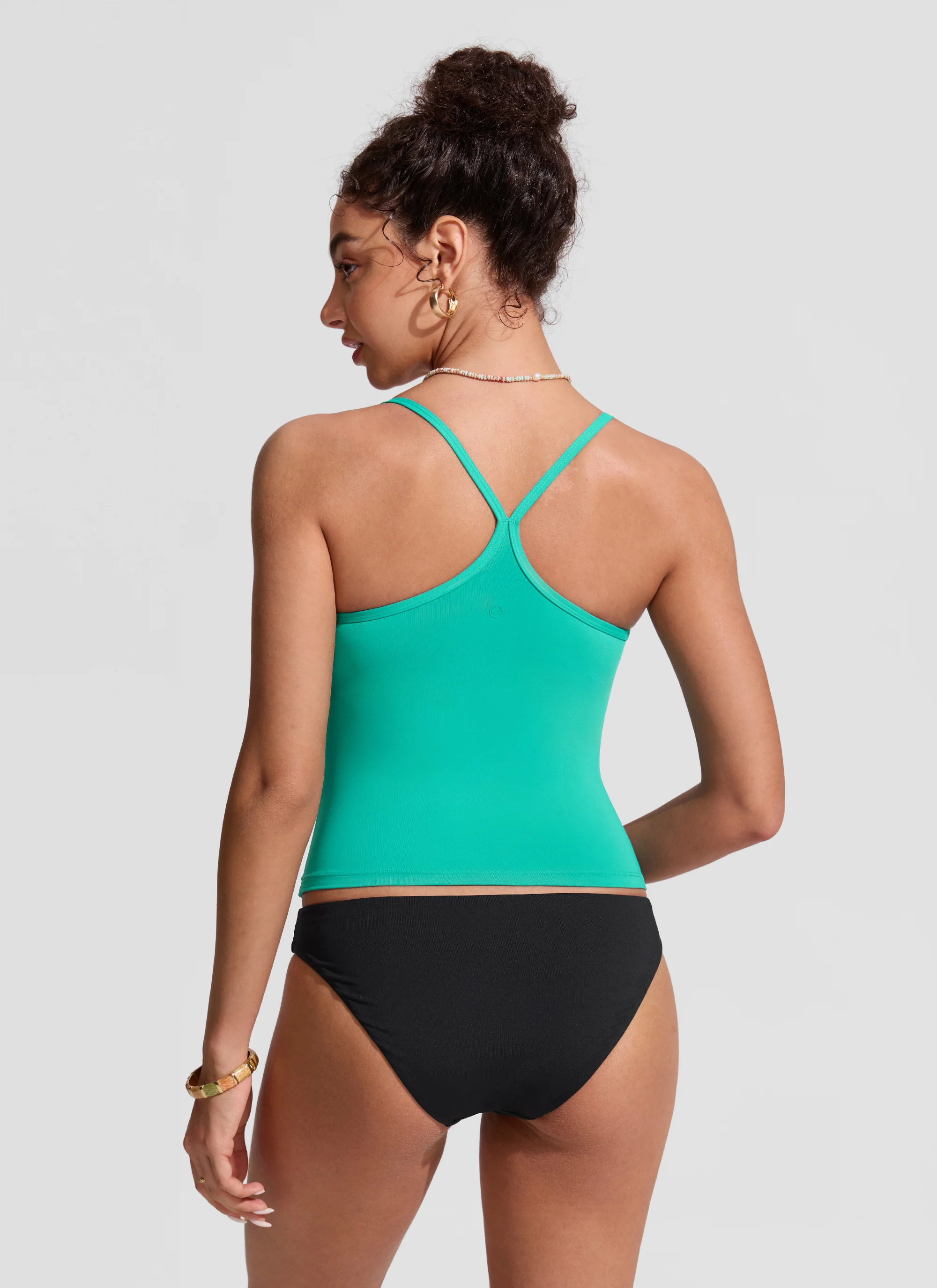 Sunshine Racerback Spaghetti Strap Tankini - Image 15