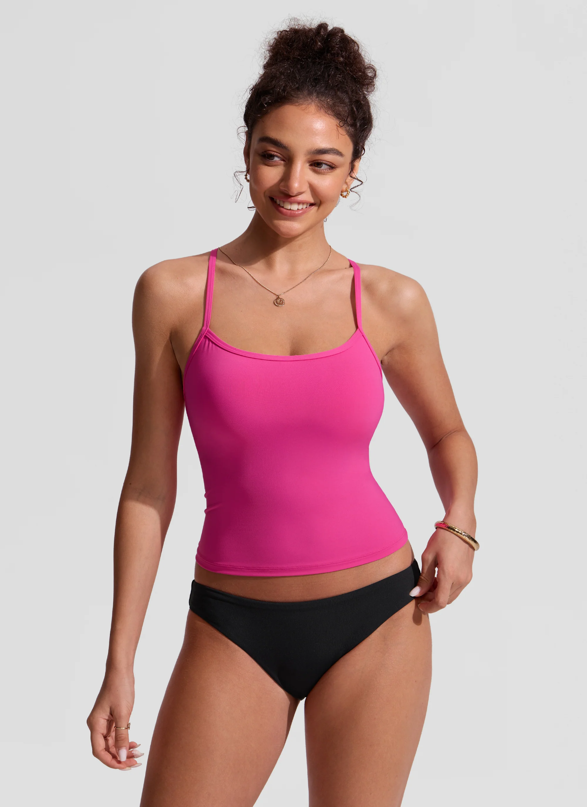 Sunshine Racerback Spaghetti Strap Tankini - Image 18