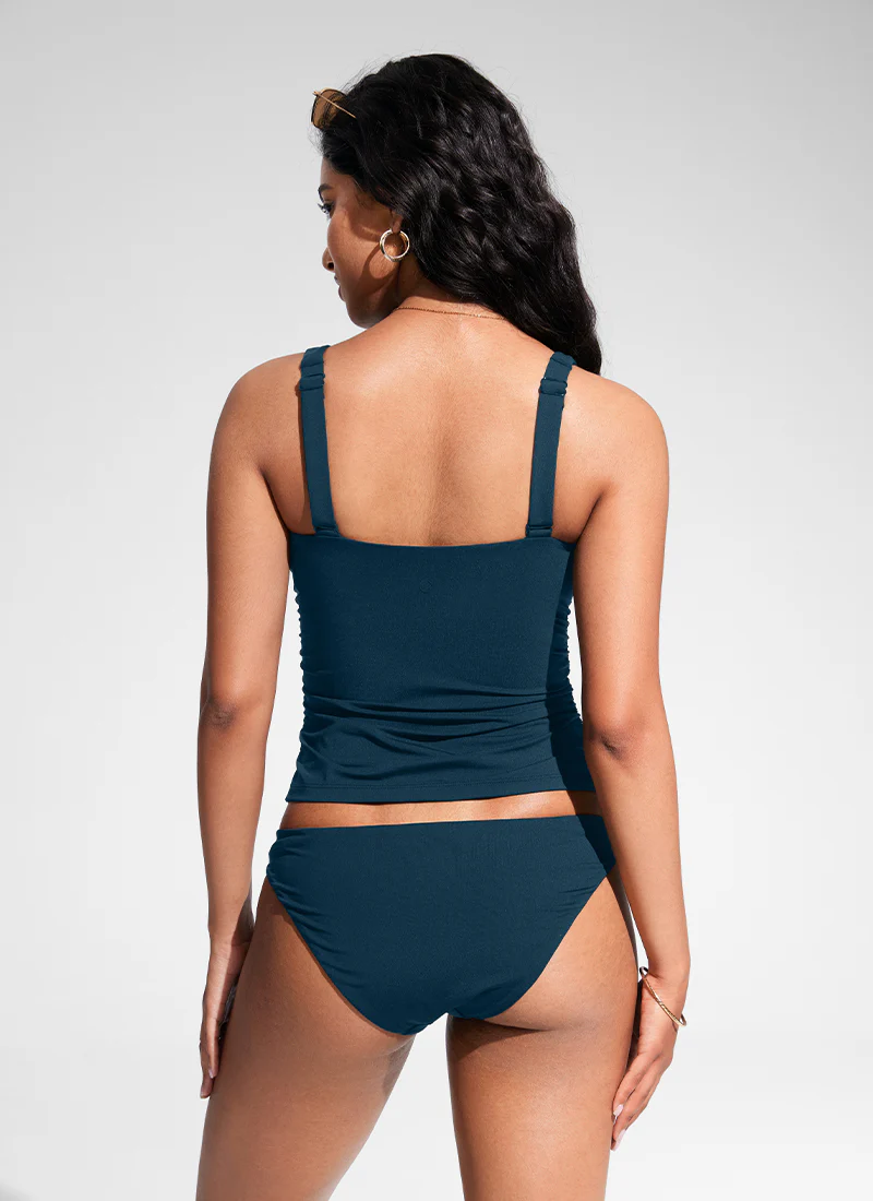 Sunshine Square Neck Tankini Top - Image 12