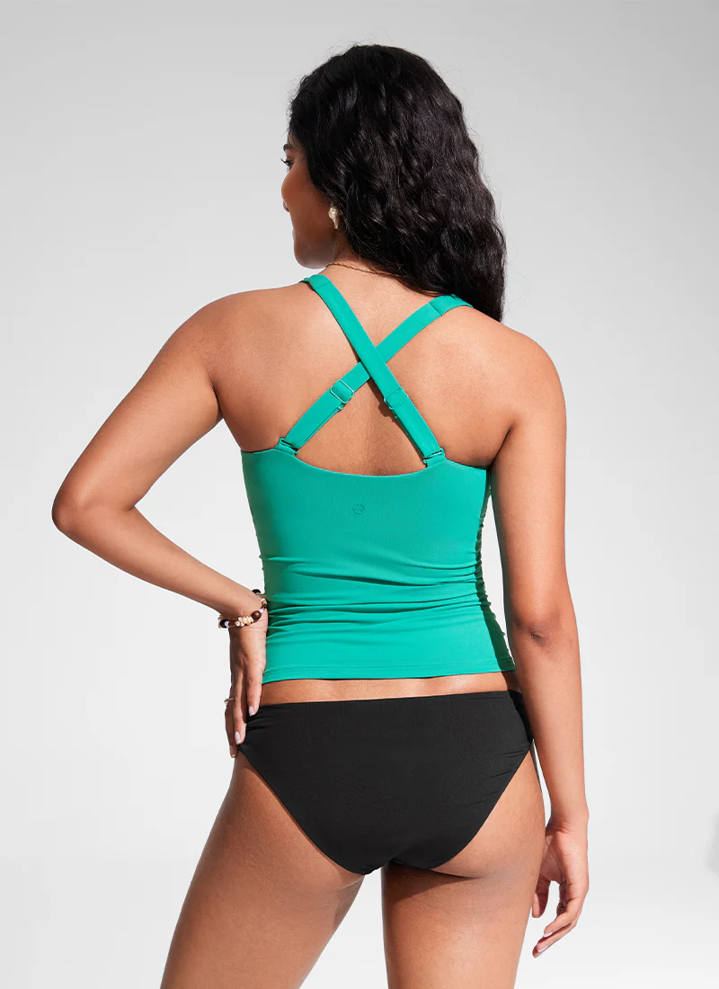 Sunshine Square Neck Tankini Top - Image 4