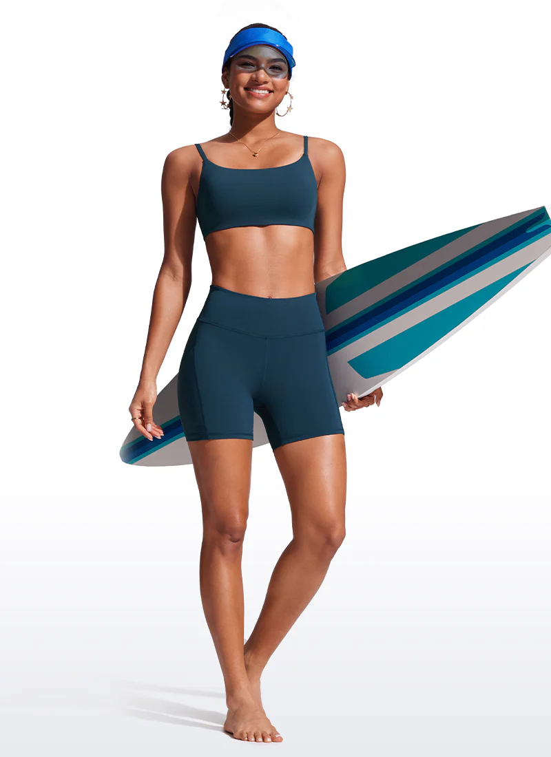 Swim Board High Rise Liner Pocket Shorts 6'' - Image 12
