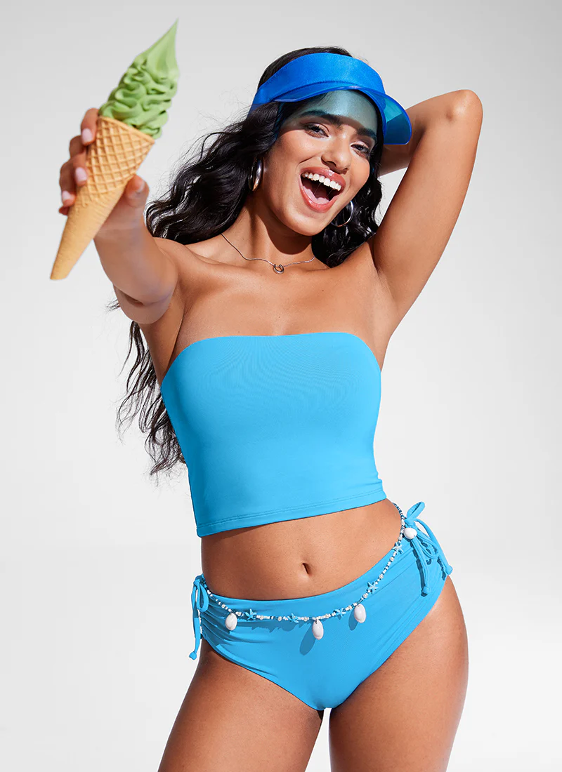 Sunshine Bandeau Strapless Bikini Top - Image 23