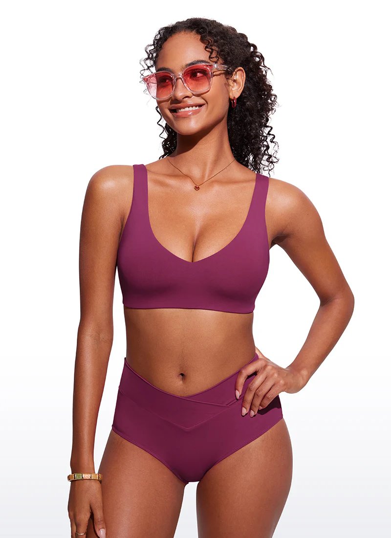 V Neck Bikini Padded Tops - Image 18