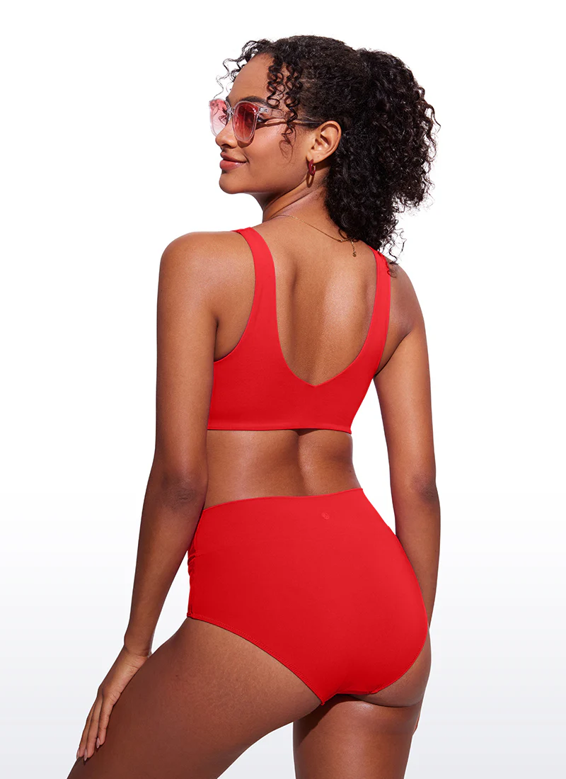 V Neck Bikini Padded Tops - Image 2