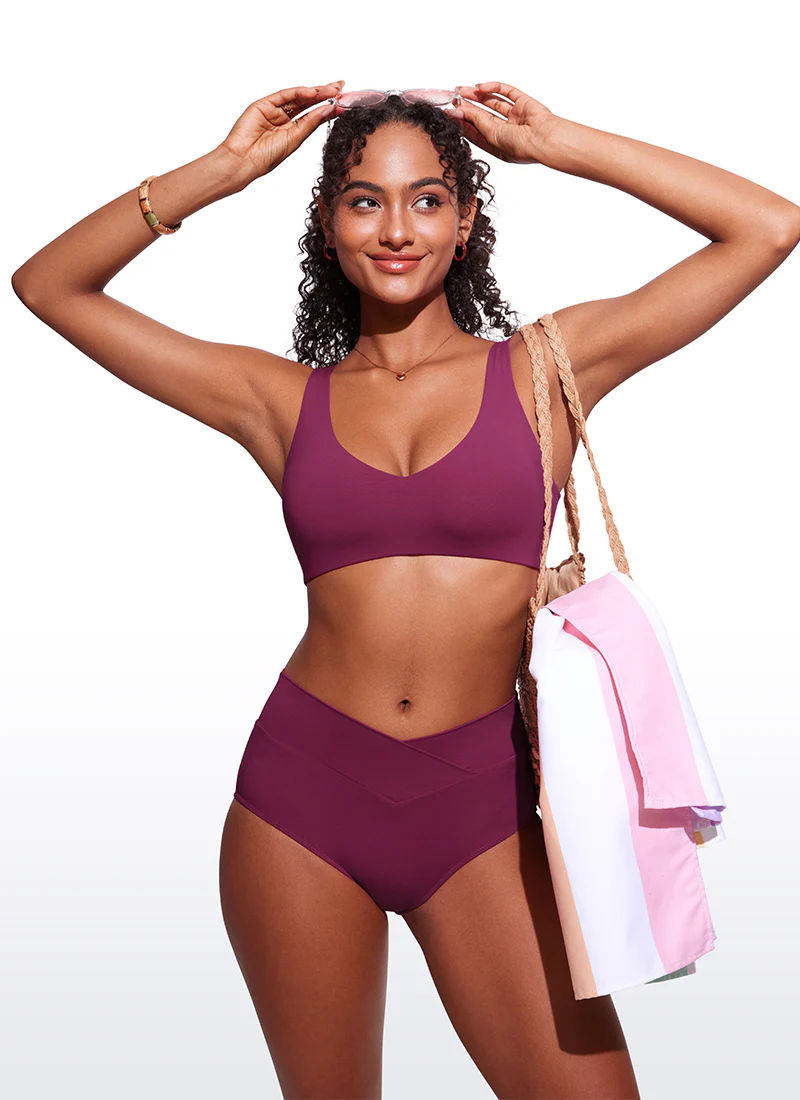V Neck Bikini Padded Tops - Image 20