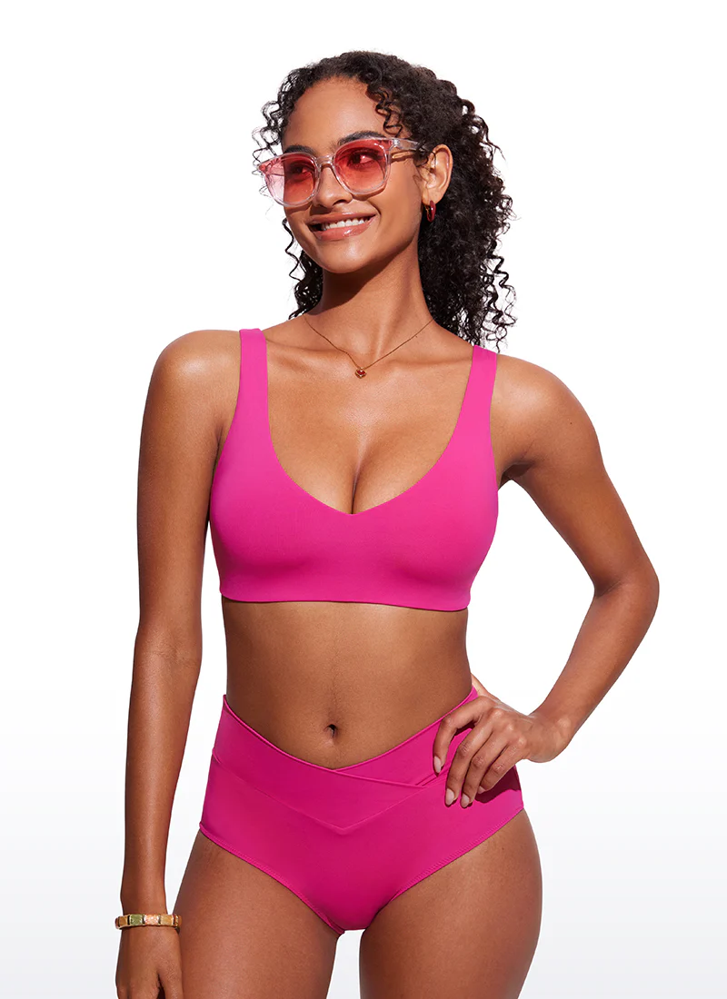V Neck Bikini Padded Tops - Image 22