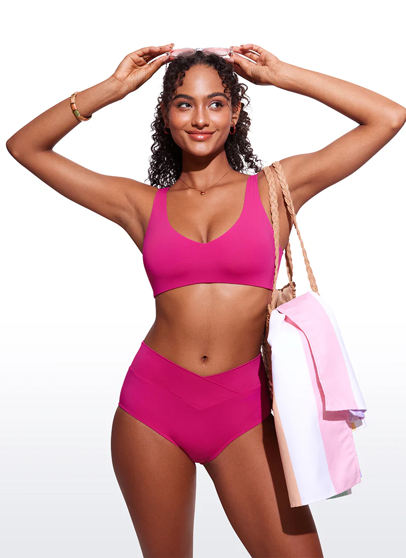 V Neck Bikini Padded Tops - Image 24