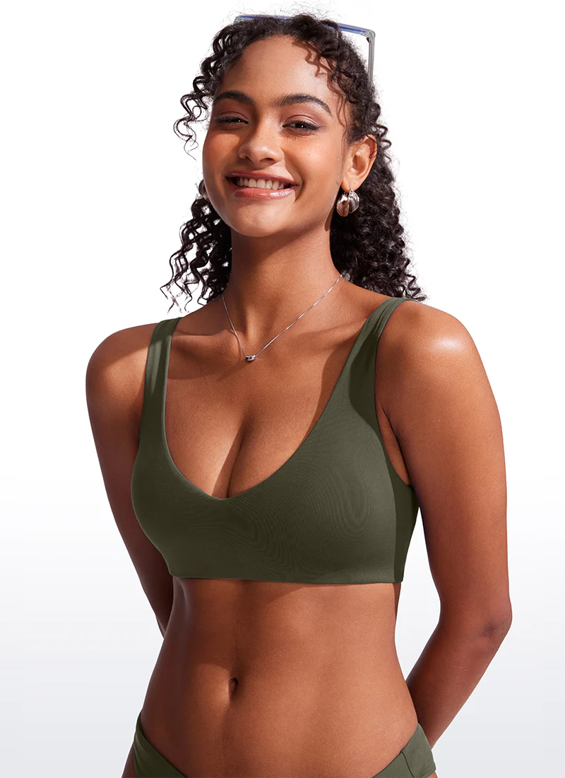 V Neck Bikini Padded Tops - Image 33