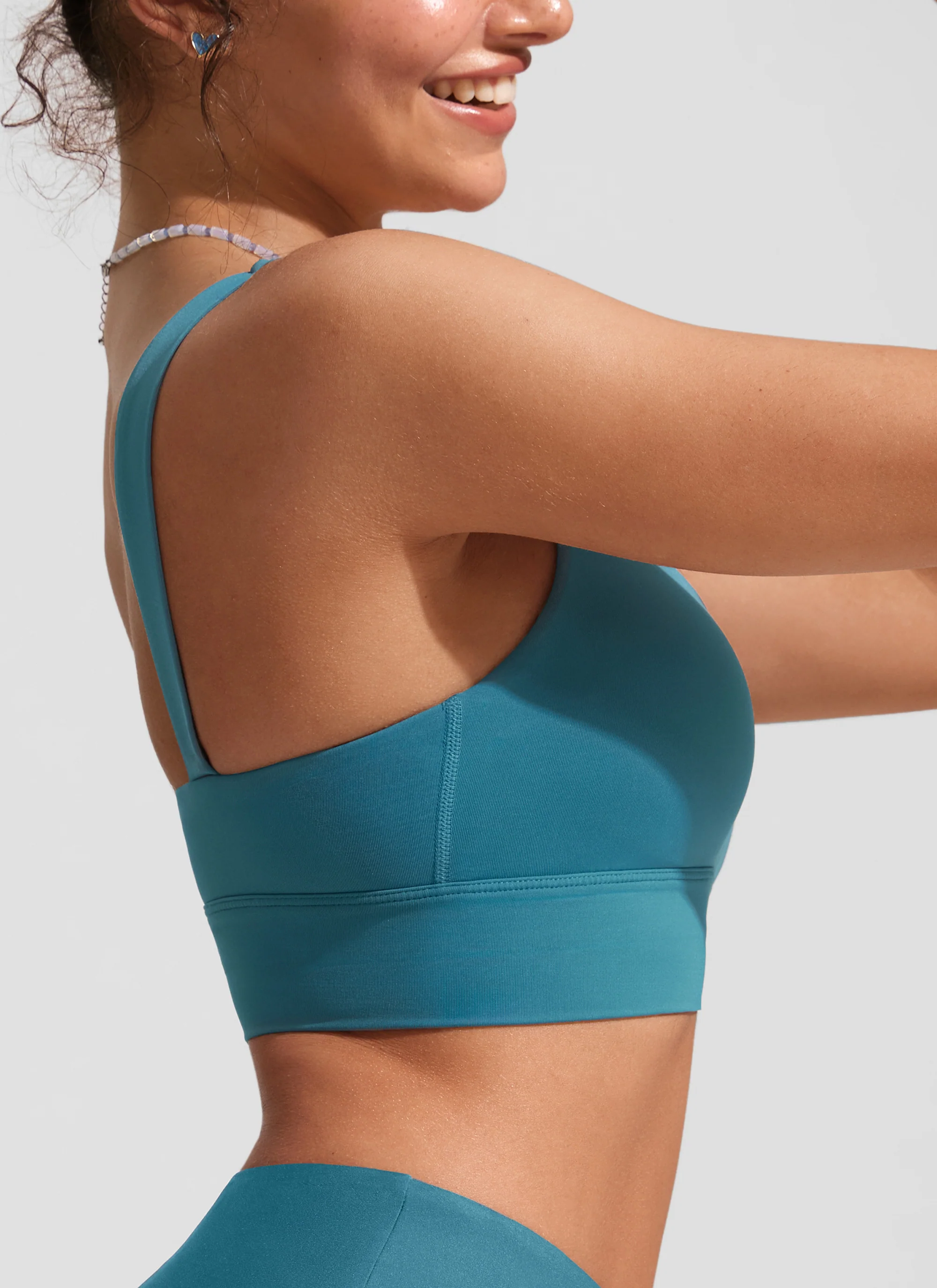 Supportive Modest Wide Straps Bikini Top - Image 15