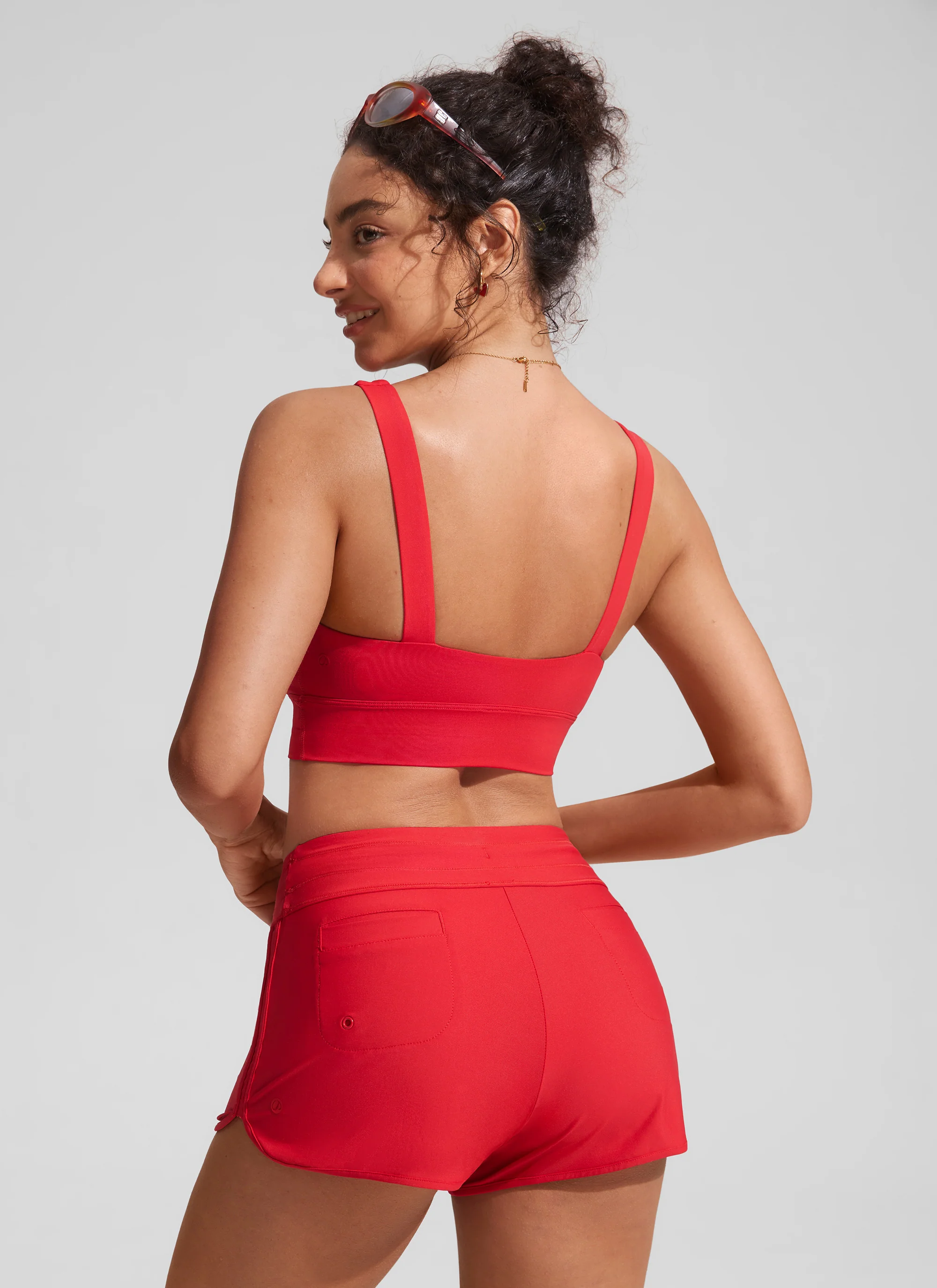 Supportive Modest Wide Straps Bikini Top - Image 2