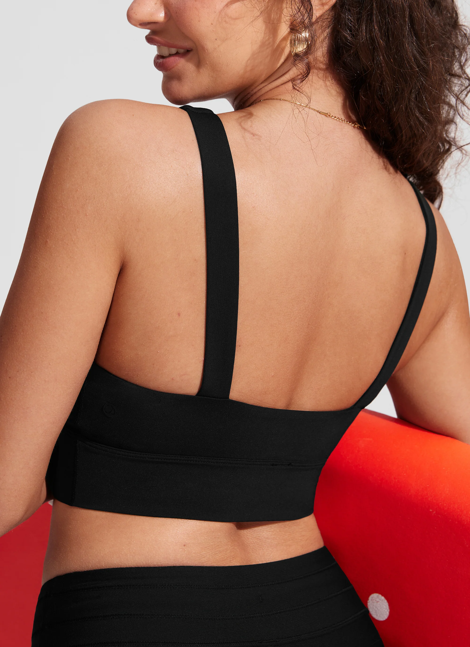Supportive Modest Wide Straps Bikini Top - Image 7