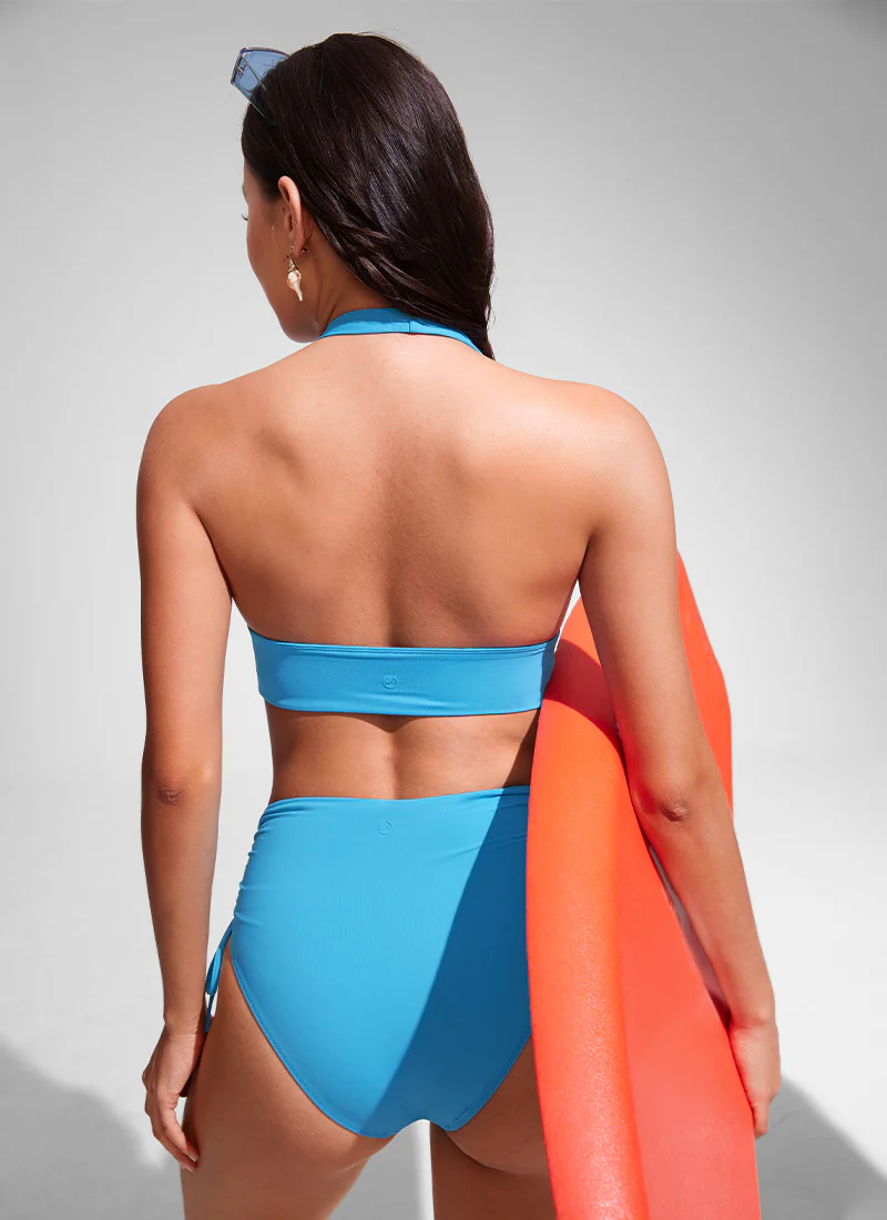 Halter Padded Backless Bikini Top - Image 10
