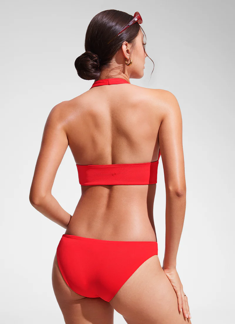 Halter Padded Backless Bikini Top - Image 36