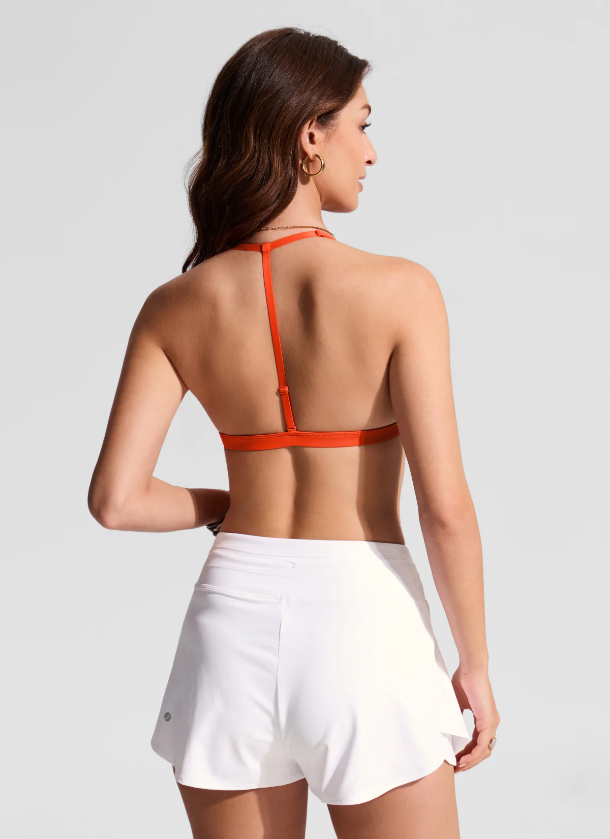 Deep V neck T back Triangle Bikini Top - Image 21