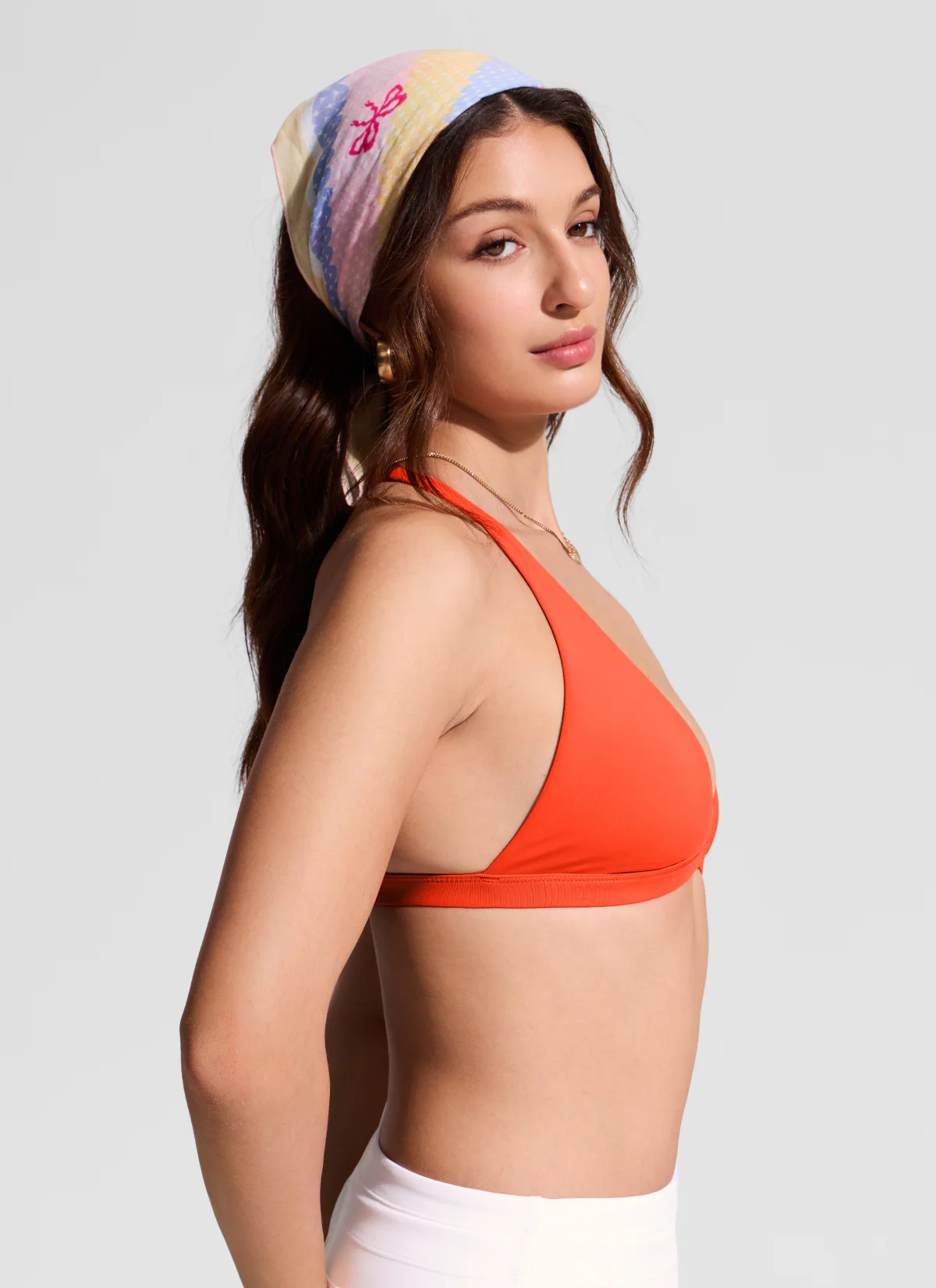 Deep V neck T back Triangle Bikini Top - Image 22