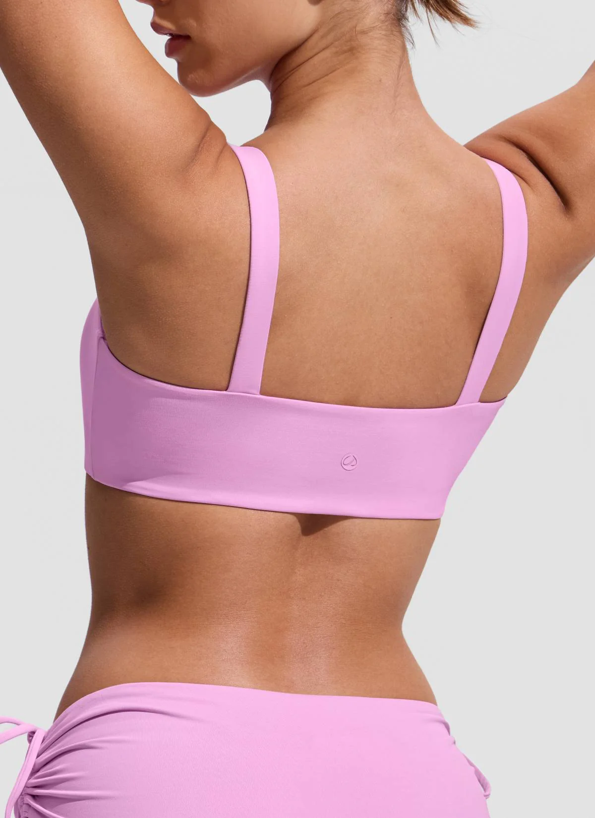 Square Neck Wide Flat Straps Bikini Top - Image 18
