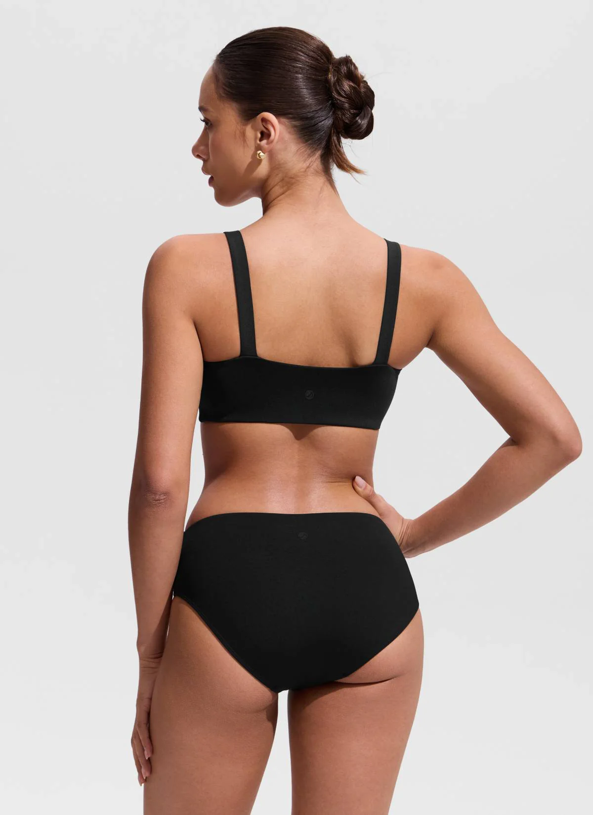 Square Neck Wide Flat Straps Bikini Top - Image 20