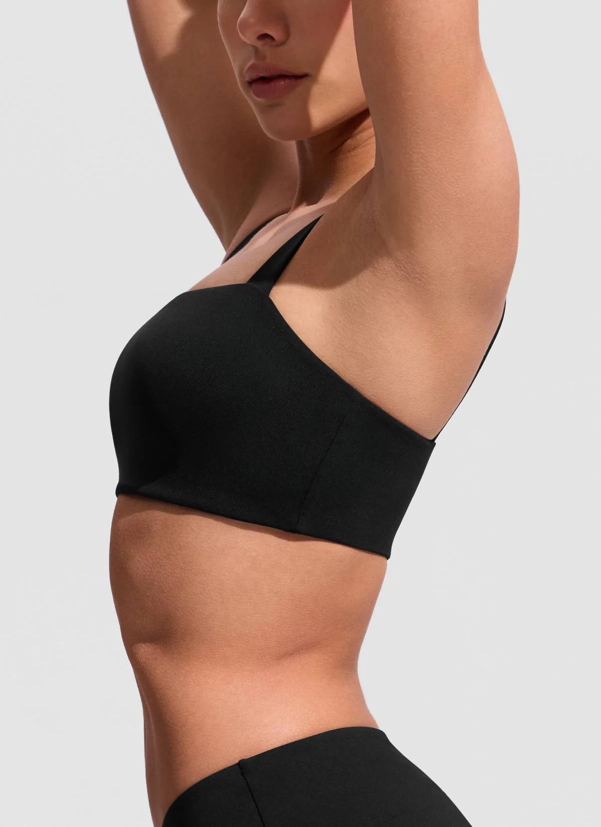 Square Neck Wide Flat Straps Bikini Top - Image 23