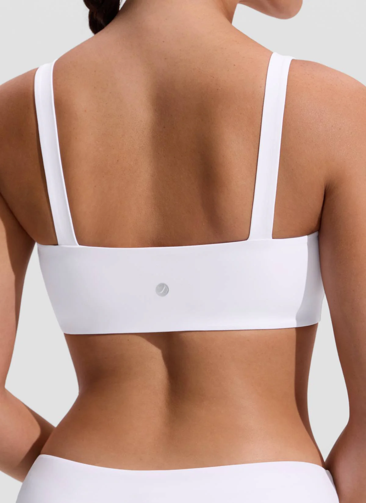 Square Neck Wide Flat Straps Bikini Top - Image 28
