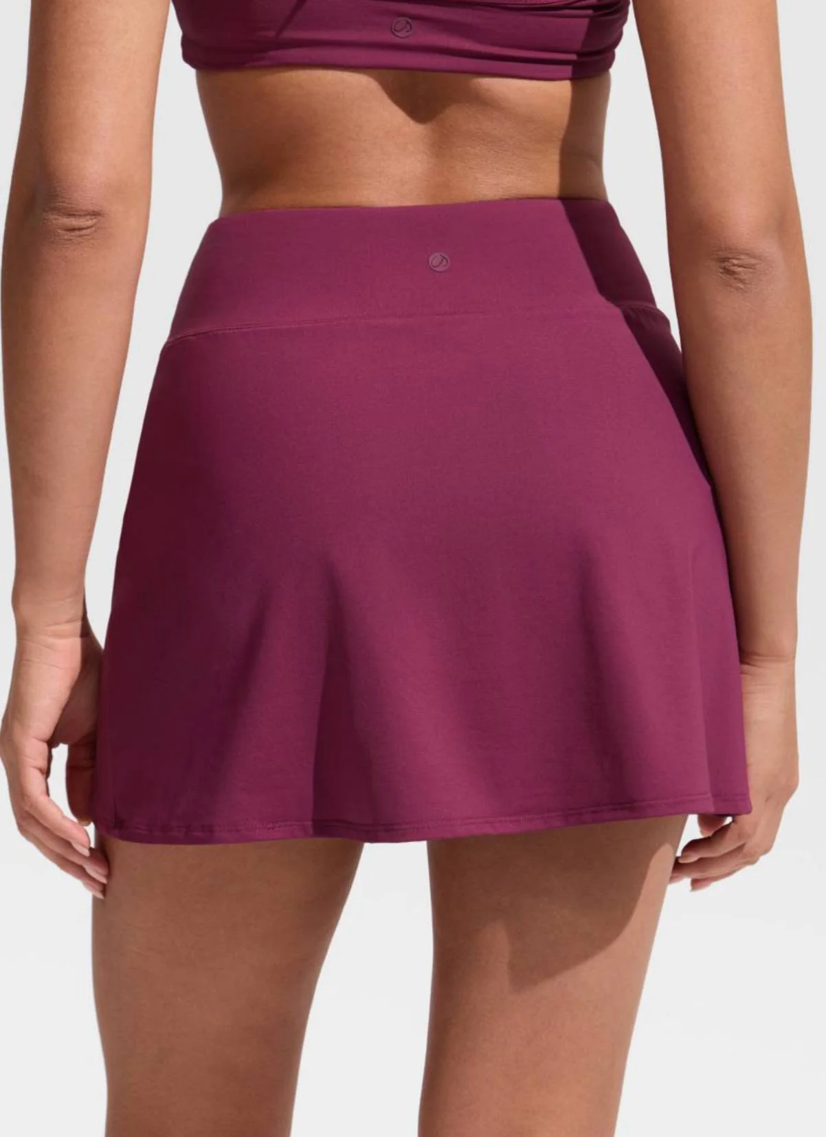 A Line Side Split Built in Brief Swim Skirt - Image 17