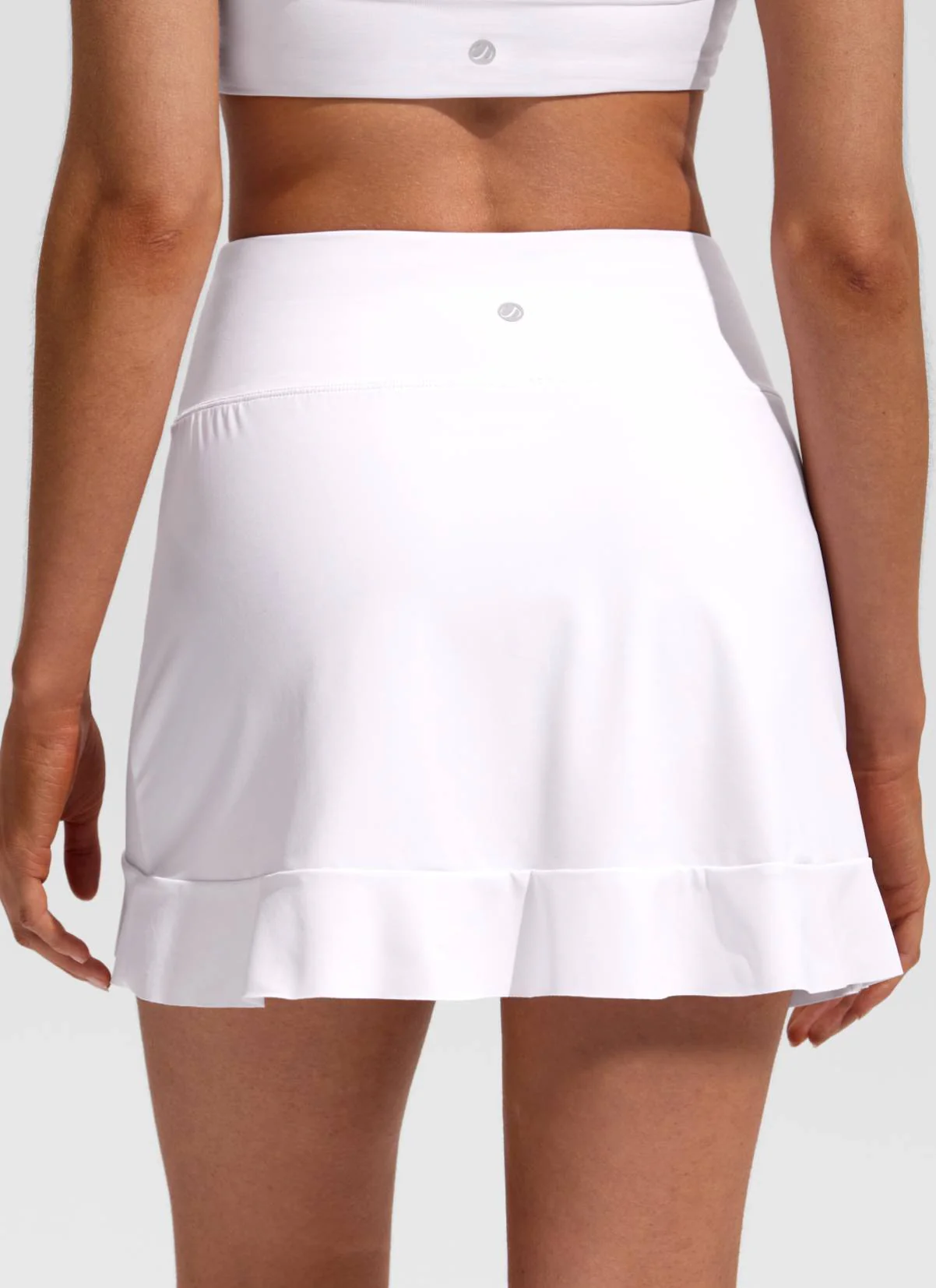 High Rise Ruffle Built in Brief Swim Skirt - Image 18