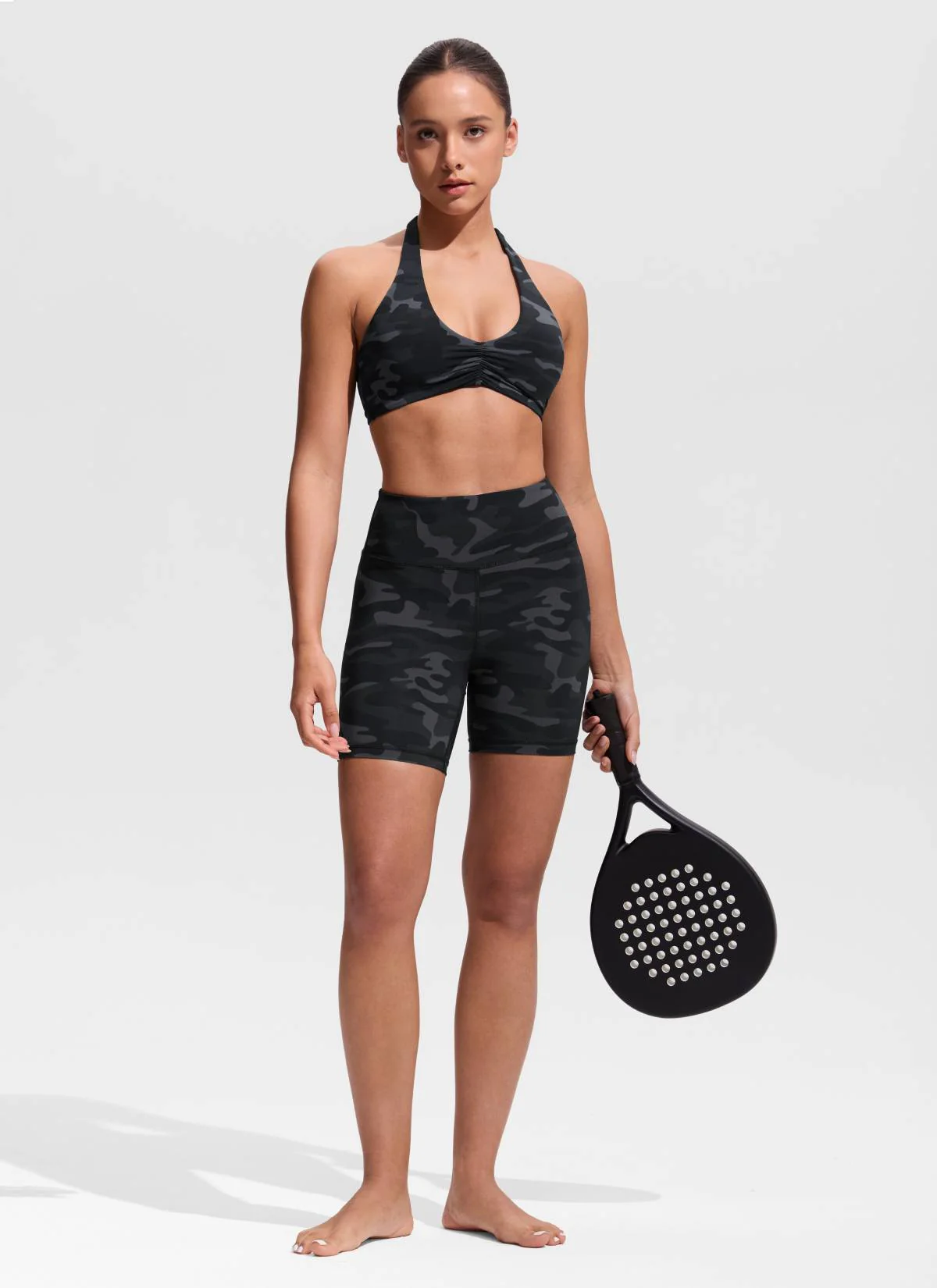 Ruched Front Halter Bikini Top - Image 19