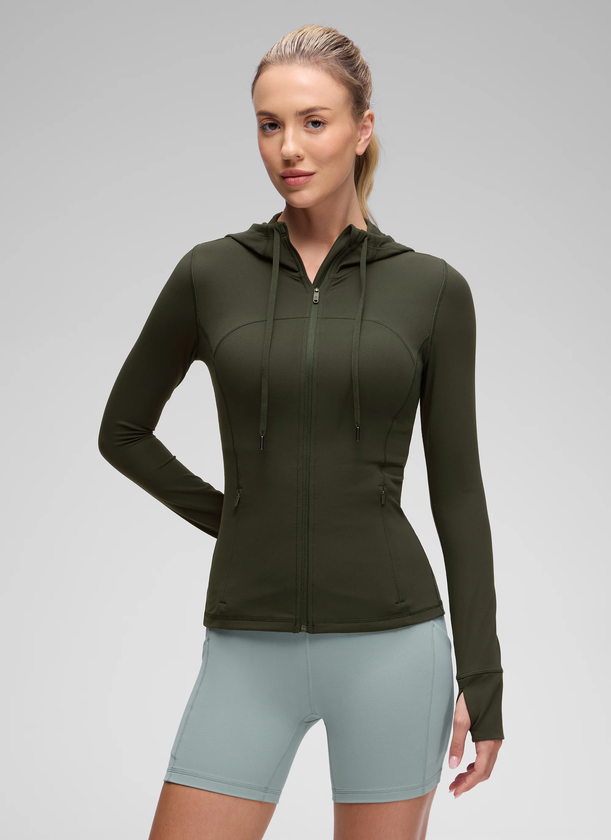 Butterluxe Zip Pocket ThumbHole Hoodie - Image 23