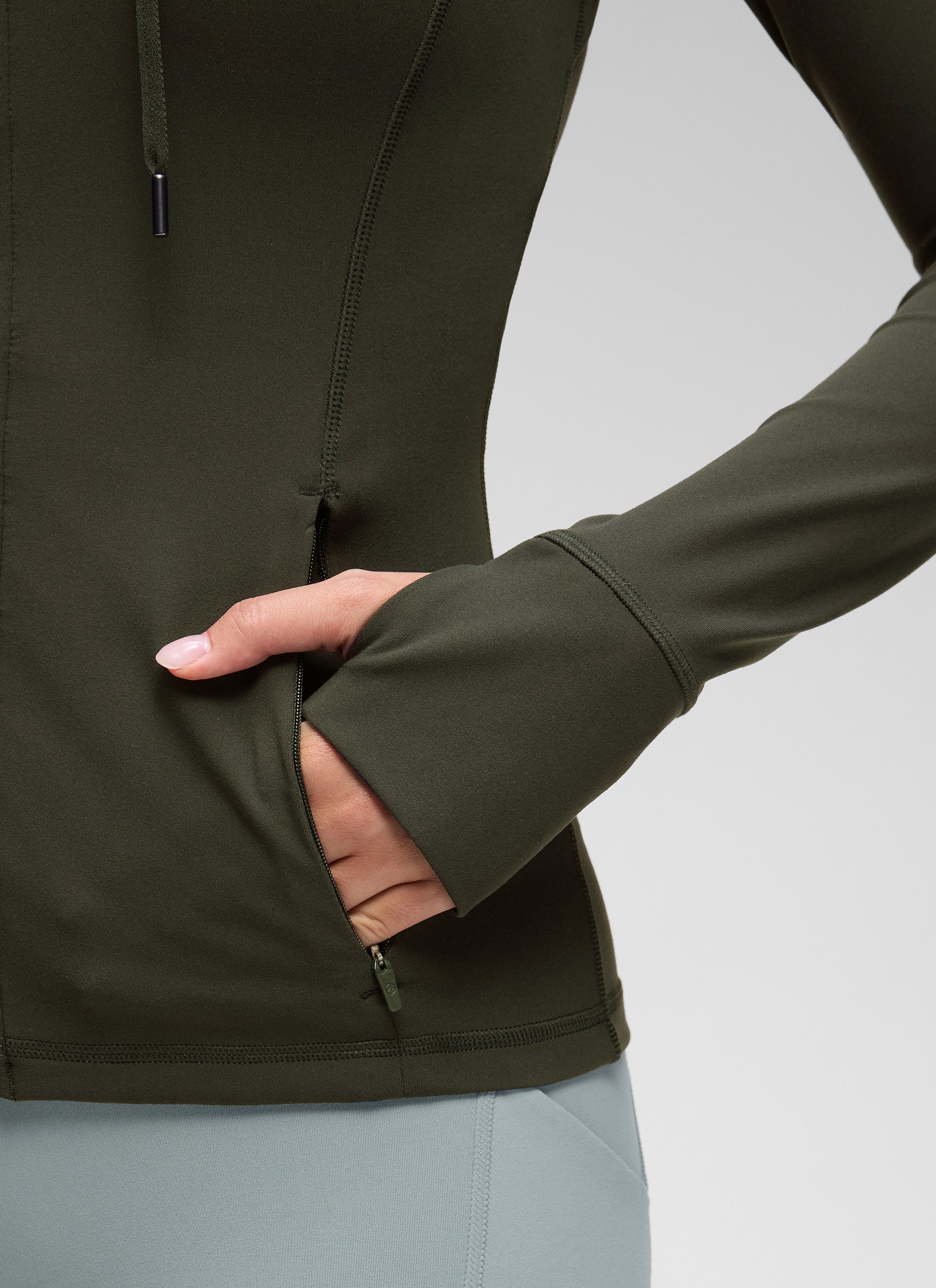 Butterluxe Zip Pocket ThumbHole Hoodie - Image 28