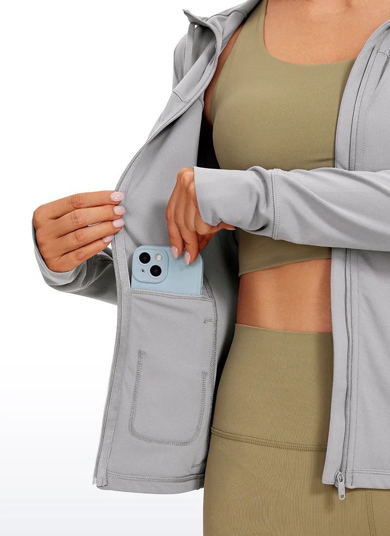 Butterluxe Zip Pocket ThumbHole Hoodie - Image 36