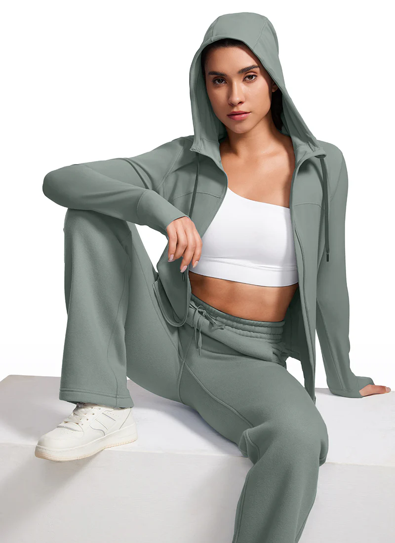 Butterluxe Zip Pocket ThumbHole Hoodie - Image 39