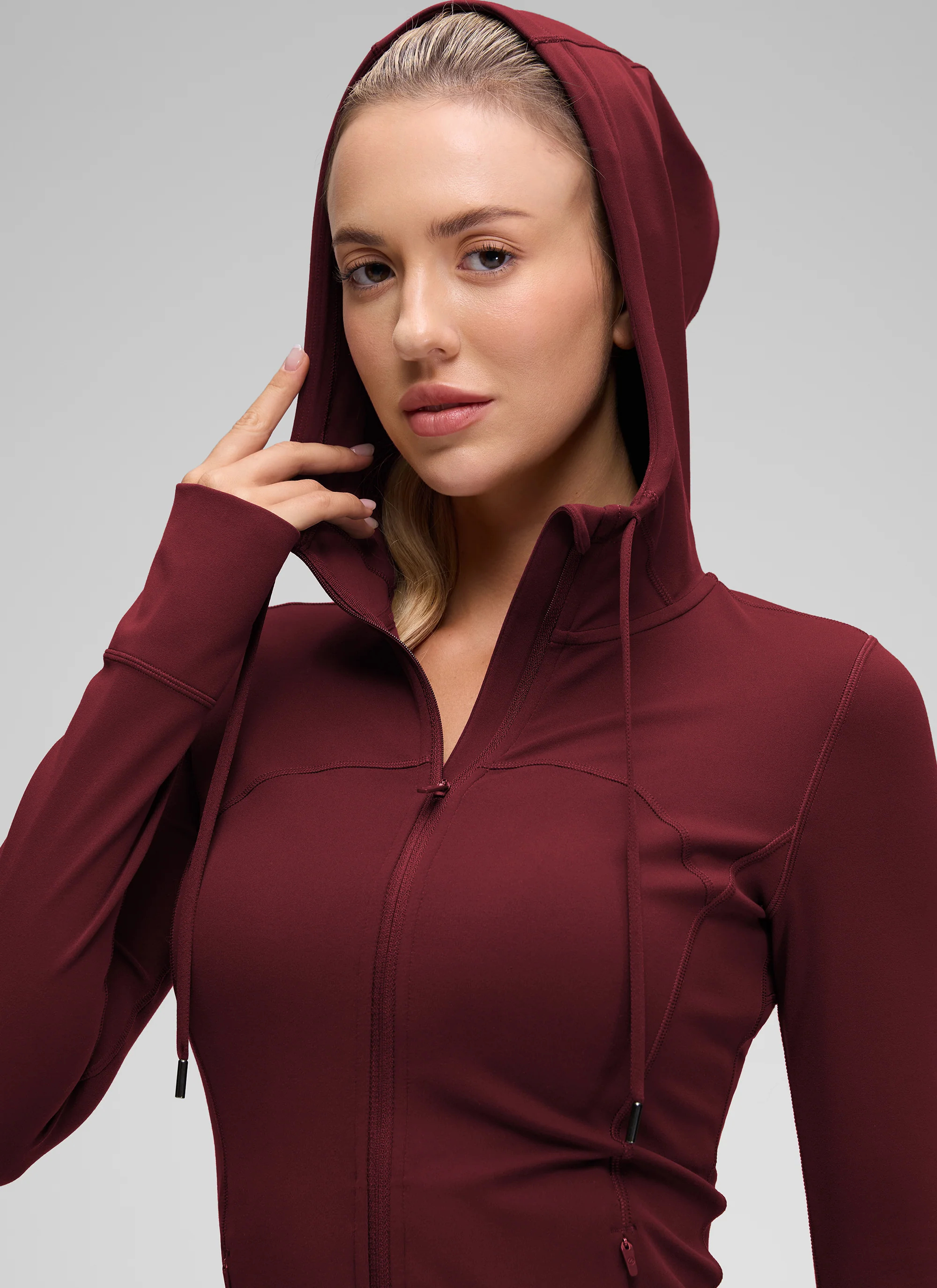 Butterluxe Zip Pocket ThumbHole Hoodie - Image 4