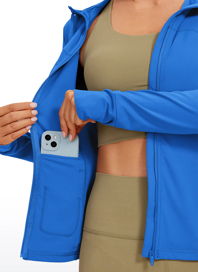 Butterluxe Zip Pocket ThumbHole Hoodie - Image 43
