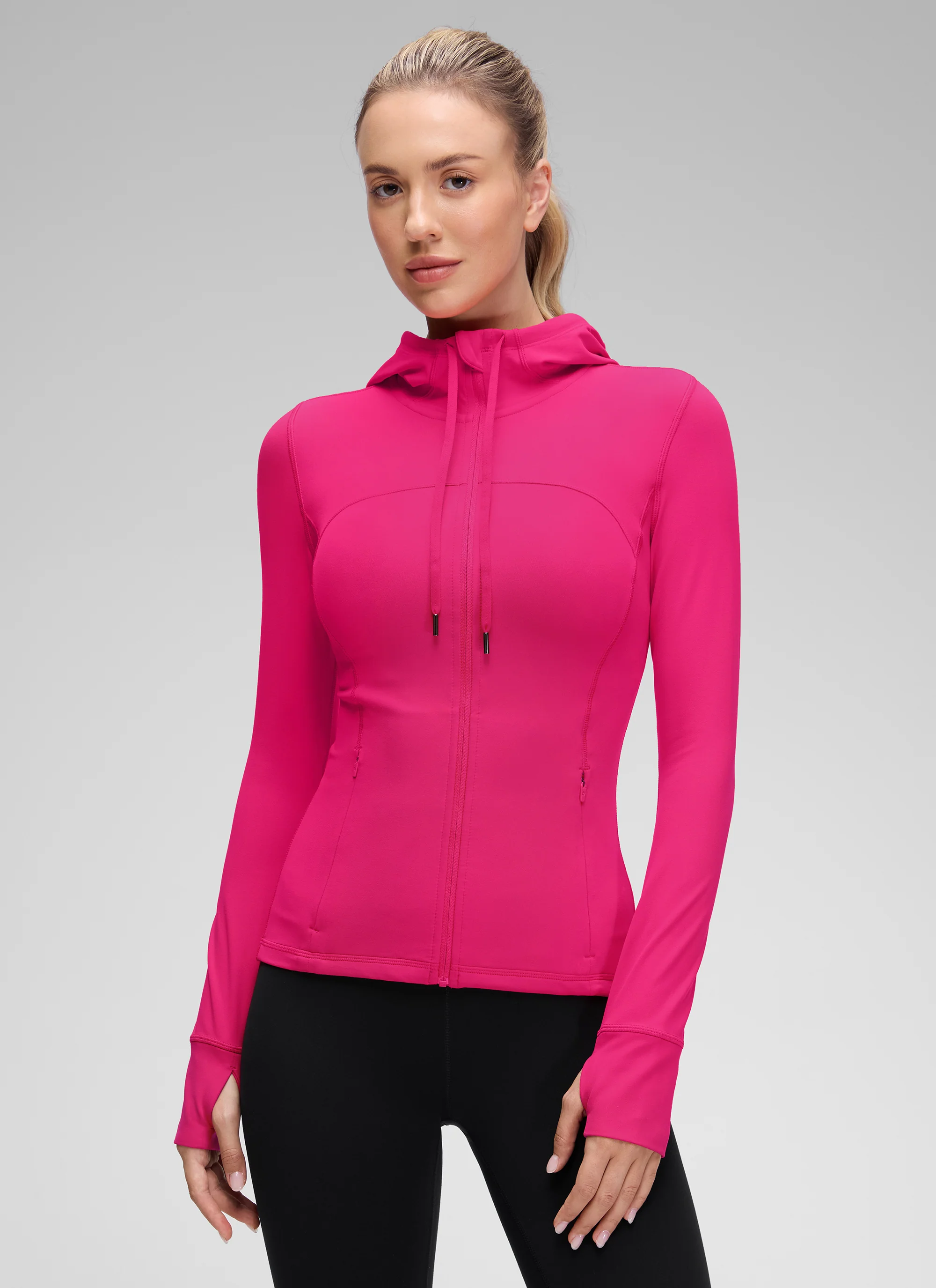 Butterluxe Zip Pocket ThumbHole Hoodie - Image 44